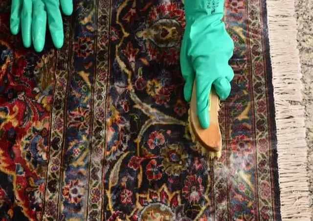 Lavage de tapis à la main